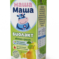 Биолакт для детей "Наша Маша" 2,8% яблоко груша, 200г 1 шт