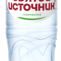 Вода питьевая Святой источник природная артезианская газированная 1.5л 1 шт