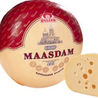 Сыр Маасдам 45% Ичалки БЗМЖ 1 кг