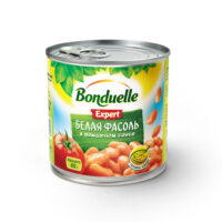 Фасоль Bonduelle белая в томатном соусе, 0.4кг. 1 шт