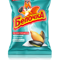 Семечки жареные с солью Белочка 140г 1 шт