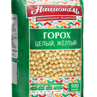 Горох целый Националь желтый 900 гр. 1 шт