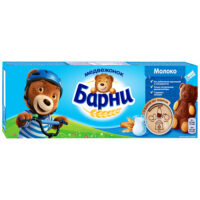 Пирожное медвежонок Барни с мол нач 0.15кг 1 шт