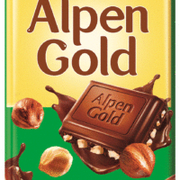 Шоколад Alpen Gold молочный с дробленым фундуком 85 г 1 шт