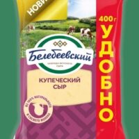 Сыр Белебеевский Купеческий 52% без змж 400г 1 шт