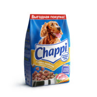 Корм для собак Chappi "Мясное изобилие" с овощами и травами, 2,5кг. 1 шт