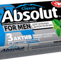 Мыло антибактериальное Absolut For Man ЛемонGrass и мята 90г 1 шт