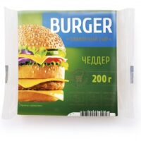 Сыр BURGER плавленый "Витако" чеддер 45% 200г БЗМЖ 1 шт