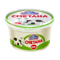 Сметана классическая "Полевское" 20% 200г. 1 шт