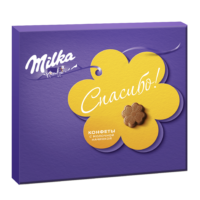 Конфеты из молочного шоколада Milka с молочной начинкой, 110 г 1 шт