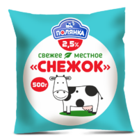 Снежок полянка 2.5% 0,5 л БЗМЖ 1 шт