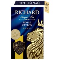 Чай Richard Royal Ceylon черный крупнолистовой, 90г 1 шт