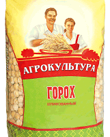 Горох колотый шлифованный Агрокультура 800 гр 1 шт