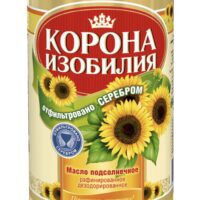 Масло подсолнечное Корона изобилия рафинированное, 1л 1 шт